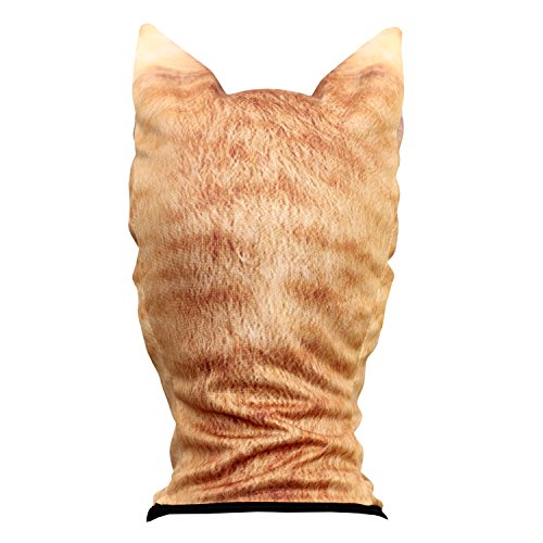 WTACTFUL 3D Animal Ears Balaclava, Breathable Face Mask for Halloween | Stand-Up Ears, Windproof Dustproof, Quick-Dry, No Fade Print, Soft, for Music Festivals Raves Ski Snowboard Moto Party - color: Cat Meb-19