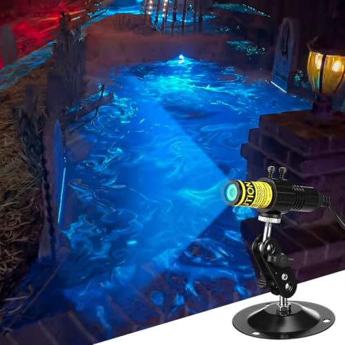 Aurelema 1 Pack Blue Laser Halloween Module Generator with Timer - color: Blue
