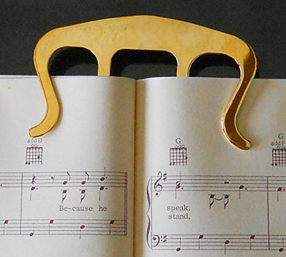 Gold Clip Music Book Mark and Page Holder
