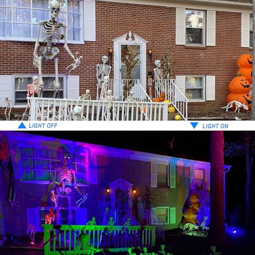 1 Pack 50W Black Lights for Glow Party,Halloween Blacklight | For Glow Party,Halloween,Body Painting,Birthday Party,Fluorescent Painting and Fluorescent Tapestry,Waterproof,with 6FT Cord