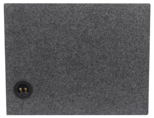 Rockville RSV15 15" Vented Car Audio Subwoofer Box, 2.6 Cu Ft Enclosure | 3/4" USA MDF, Tuned 32Hz, Gold Spring Terminals, Glued / Stapled / Sealed, Made in USA, Black Carpet