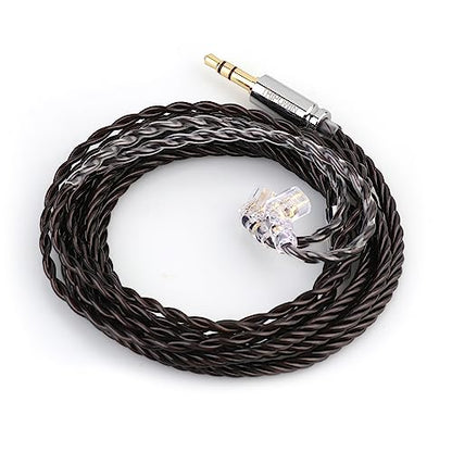 Linsoul Tripowin Mirage IEM Cable, 4N HiFi IEM Upgrade Replacement Eord | 30AWG OCC, with 3.5mm Audio Jack for in-Ear Monitor Audiophile Musician, Recessed 2pin - size: Recessed 2-Pin