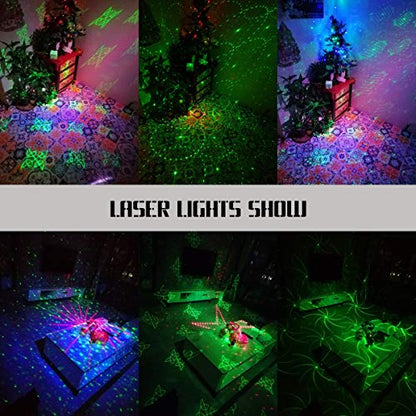 2-in-1 Disco Ball Party Lights with Remote, Sound Activated LED Strobe Light for Parties, USB Powered DJ Disco Light Projector for Room Decor, Glow Party Supplies, Birthday, Christmas, Club