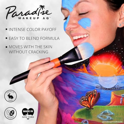 Mehron Makeup Paradise AQ - PASTEL PALETTE, Water-Activated Face Paint | 8 Color Professional Face & Body Paint Makeup for Cosplay, Theater, & Halloween. Vegan, Cruelty-Free, & Made in USA. - color: Magnetic Palette - Pastel