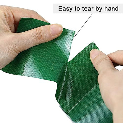 BOMEI PACK 3 Inch Green Duct Tape Waterproof,Heavy Duty,3 Inch x 60 Yards,9 Mil Industrial Grade Green Duct,No Residue,Strong,Flexible and All Weather,Professional for Indoor & Outdoor Use - color: green