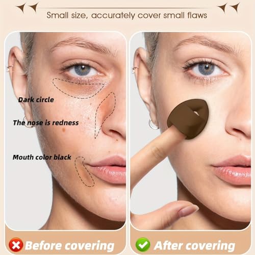 KUORYZAL Brown Makeup Brushes Set Professional 47Pcs Premium Synthetic for Foundation Concealer Blush Eyeshadow Powder Contour Makeup Brush Kit Face Eye Make up Brushes & Tools - color: Brown 6354K