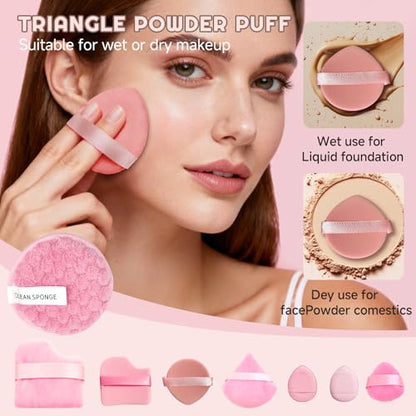 70Pcs Makeup Brushes Set, Pink Professional Makeup Brush Set Multi-functional Makeup Brush Kit, Eye and Face Makeup Brushes & Tools, Premium Synthetic Facial Makeup Accessories - color: Pink