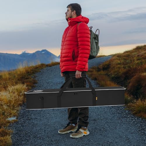 Multifunctional Tripod Bag 40 X 7 X 7 Inches / 101.5 X 18 X 18 cm Heavy Duty Tripod Carrying Case with Handle for Lights, Speakers, Cameras, Booms, Microphone Stands, Black - size: 40 X 7 X 7 Inch