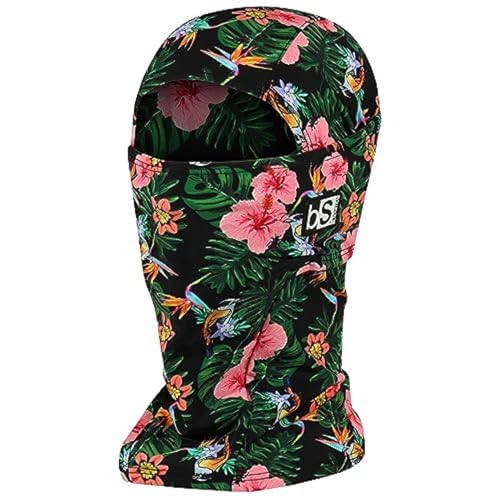 BLACKSTRAP Hood Balaclava Face Mask – Cold Weather Ski Mask, Breathable, Moisture-Wicking, and Helmet-Compatible - color: Birds of Paradise