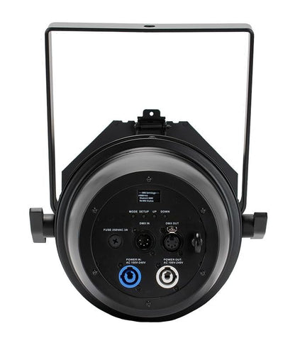 American DJ Par Z100 5K2 100W COB Cool White LED DMX Par Can Stage Lights, CRI 90+, Manual Zoom 9 degree-30 Degree, OLED Display, for Stage, Theater, and Live Events, 2-Piece