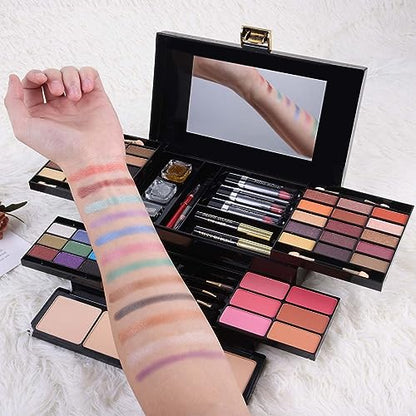coliusa 58 Color Professional Makeup pallet, Makeup Kit for Women Full Kit,All In One Makeup Set,Makeup Gift Set for Women&Girls&Teen (331N) - color: 331N