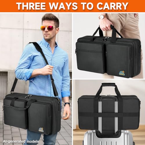 DJ Controller Case Compatible with Pioneer DDJ SR/Numark Mixstream Pro Go | DJ Bag fits for Pioneer DDJ SR2/RR/DDJ-REV1/Denon MC4000/Numark Mixtrack 3/Hercules Inpulse 500(23.5 x 13.5 x 2.5 in) - size: M(23.5 x 13.5 x 2.5 in)