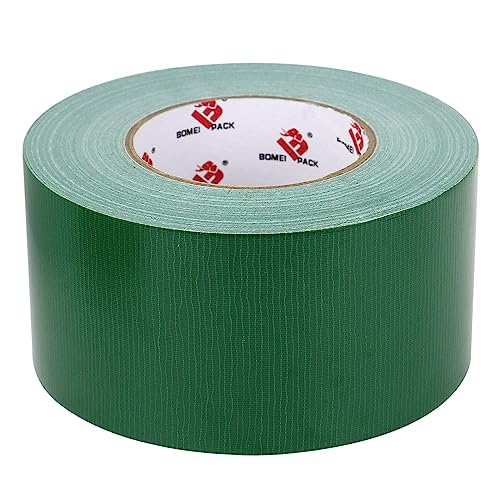 BOMEI PACK 3 Inch Green Duct Tape Waterproof,Heavy Duty,3 Inch x 60 Yards,9 Mil Industrial Grade Green Duct,No Residue,Strong,Flexible and All Weather,Professional for Indoor & Outdoor Use - color: green