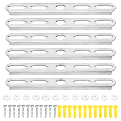 PATIKIL 120mm 4.7 Inch Ceiling Light Plate Kit, 6 Set Pendant Light Fixture Mounting Bracket Crossbar with Screw Nuts Accessories for Chandelier Wall Lighting - size: 120mm