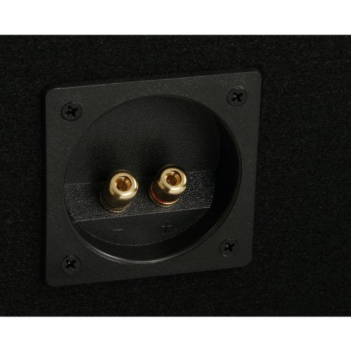 BELVA Dual 10-inch Car Ported Subwoofer Box 3/4-inch MDF Prelined Polyfil Includes Custom Blue Baffle [BBX210BK] | 3/4-inch MDF Prelined Polyfil Includes Custom Blue Baffle [BBX210BK] - size: Black Dual 10" (box only)