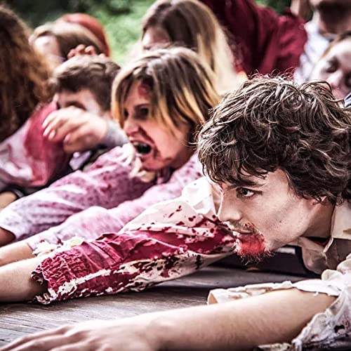 2.1oz Fake Blood Spray, Blood Splatter, Halloween Liquid Blood for Clothes, Zombie, Vampire and Monster SFX Makeup & Theater,Dark - color: fake blood dark