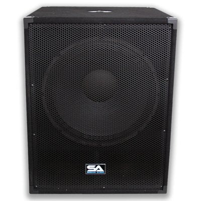 Pair of 15" PA DJ SPEAKERS 18" SUBWOOFERS PRO AUDIO - Band, Bar, Wedding, Church