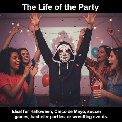 Artisans Bazaar Mexican Custume Wear Masks Luchador Mexicano Wrestling Masks Foamy Material for Men & Women Lucha Libre Adult - style: La Parka