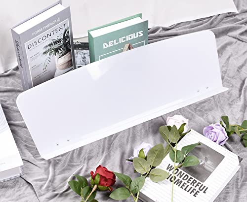 Universal Music Book Stand - Sheet Music Stand Fits 61-Key 88-Key Digital Piano Keyboards With a Slot ≥48cm/18.9in Length, Max Inner Gap (If dual-slot) ≤38cm/14.96in | Not for Round Jacks - color: Gloss White