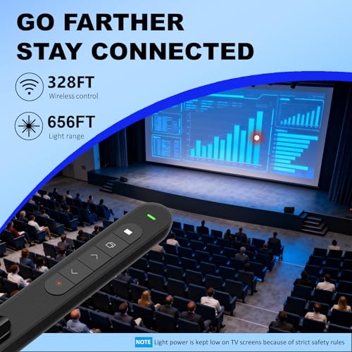 Presentation Clicker for Powerpoint Presentations, Black, A - color: Black