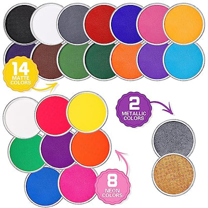 Light Purple Face Body Paint (30gm), Water Activated Face Paint Kit Safe for Kids & Adults, Safe Face Painting for Halloween Widowmaker Mermaid Ursula Cosplay Costume SFX Makeup - color: Light Purple