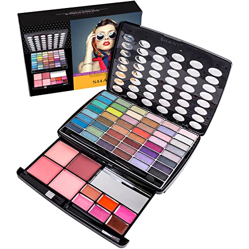 SHANY Glamour Girl Makeup Kit Eyeshadow Beauty Palette with Eye shadows, Blushes, Lipstick Lip-gloss, Make up Mirror, Cosmetics applicators, Premium Gift Packaging - Glamour - color: GLAMOUR