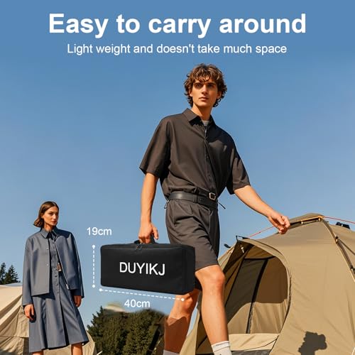 Projector Screen with Stand,DUYIKJ 100 inch Portable Outdoor Indoor Projector Screen Rear Front Projection Screen Lightweight Movie Screen16:9 4K HD with Four-Legged Frame Carry Bag for Home Theater