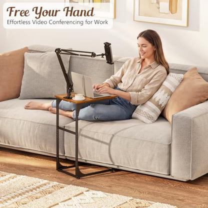 Floor Kindle Phone Tablet Stand with End Table for Overhead Bed,Counch - size: 15.7"D x 11.8"W x 54.9"H