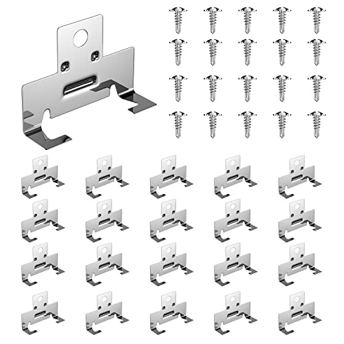 ROOWINTOO Recessed Light Clips for retrofitting recessed Light canisters, Downlight recessed Light Clips for use with Torsion Springs 20 Pack (10 Pairs) - size: 20 Pack (10 Pairs)
