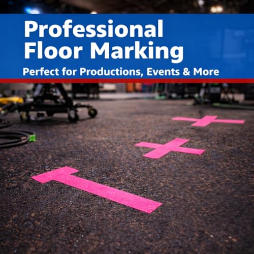 Gaffer Power Fluorescent Pink Gaffer Tape 2 Inch x 30 Yards, 11.5 Mil - color: Pink, size: 2 inches x 30 yards | 1 pack