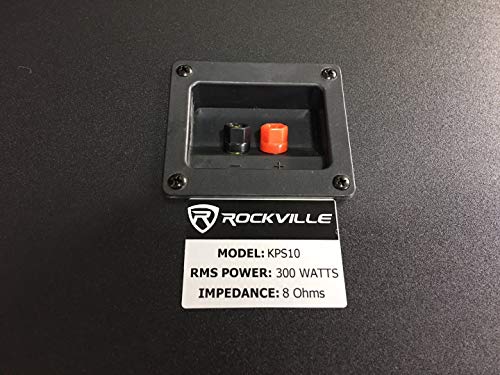 Rockville KPS10 10" 3-Way Karaoke Speaker Pair Bundle with RVSS2 Stands
