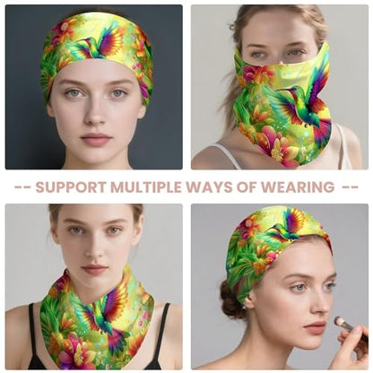 Art Owl Women's Slouchy Beanie Hat Cute Turban Hats Cancer Headwear Caps Baggy Skull Sleep Scarf - color: Floral Bird