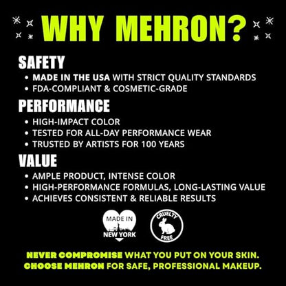 Mehron Makeup Clown White - 2.25 oz, Full Coverage Cream Face & Body Paint | Ultra White, Highly Pigmented, Long-Wear Makeup for Cosplay, Clowning, Halloween, & Theater. Cruelty Free & Made in the USA. - size: 2.25 Ounce (Pack of 1)