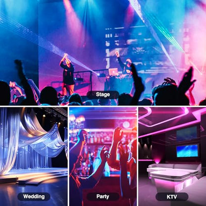 Wireless Rechargeable Par Can Lights 2 Pack Wireless Led Uplights Battery Powered Uplighting RGB 36W Stage Lighting for Events Dj Wedding Party Litake | Battery Powered RGB 36 Par Light Uplight for Event with DMX Controller Sound Activated Remote Control