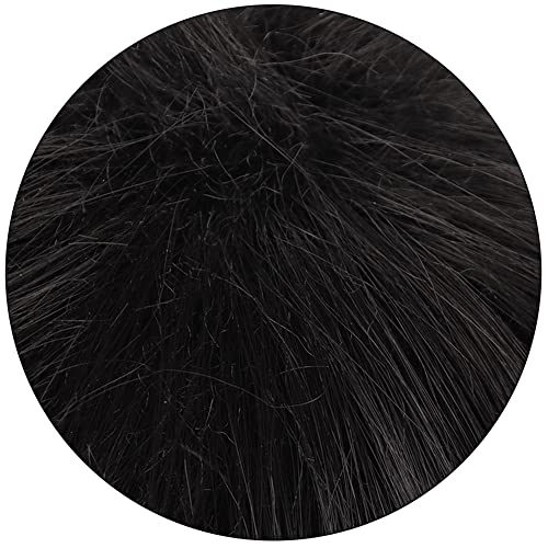 Anime Black Short Wigs with Bangs Men Short Straight Wig Layered Haircut Wig Game Dragon Lunae Cosplay Wigs Halloween,Christmas,Comic con,Game Show,Party - color: Black Green