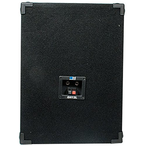 Grindhouse Speakers - GH12L-Pair - Pair of Passive 12 Inch 2-Way PA/DJ Loudspeaker Cabinets - 700 Watt each Full Range PA/DJ Band Live Sound Speaker - size: Pair