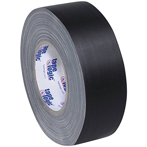 Tape Logic 2 Inch x 60 Yards, Black Gaffers Tape, 11.0 Mil Thick, Pack of 3, Easy Tear, Non-Reflective, Residue Free, for Floor Marking and Social Distancing, by Choice Shipping Supplies