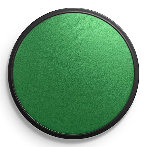 Snazaroo Metallic Face and Body Paint, 18.8g Pot, Electric Green | Non-Toxic Hypoallergenic, Safe, Washable, Face & Body Paint for Halloween, Cosplay Costumes, Dress Up, Parties and Festivals - color: Electric Green, style: 18.8g (0.66-oz) Pot