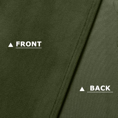 Benedeco Green Velvet Blackout Curtains 52x84 Inch, 2 Panels | Room Darkening & Semi-Blackout, Ultra Soft Velvet, Thermal Insulation, Machine Washable, Elegant Accent Perfect for Bedrooms - color: Moss Green-a, size: 52"W x 84"L (Pack of 2)