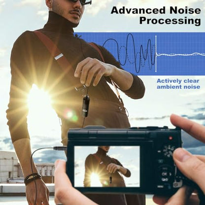 Moman MA6R Lavalier Microphone, Omnidirectional XLR Lapel Mic with 3-Pin Connector for Camera Recorder Mixer for Podcast Interview YouTube Video Recording