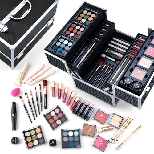 Color Nymph Makeup Set for Women Professional Makeup Kit Big Case Black - color: Black