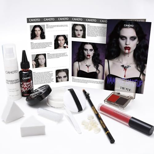 Halloween Vampire Face Body Paint SFX Cosplay Makeup Kit - color: Vampire SFX Makeup Kit