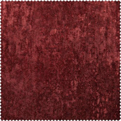 HPD Half Price Drapes Lush Crush Velvet Curtains - Room Darkening Curtain 108 Inches Long for Bedroom & Living Room, Luxury Look, Rod Pocket Design, (1 Panel), 50W x 108L, Ruby Red - color: Ruby Red, size: 50"W x 108"L (Pack of 1)