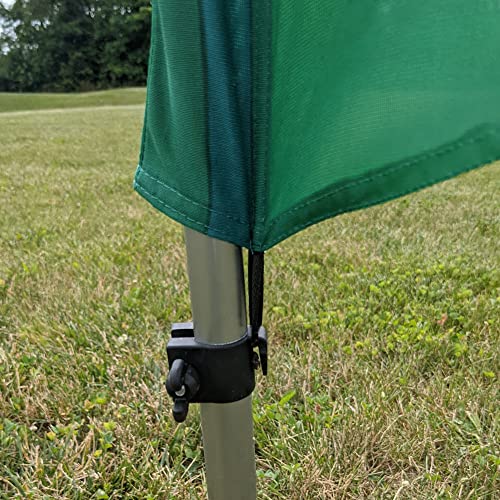 Premium Large Feather Flag Pole Set – Swooper Flag Pole Set Includes (5) Poles, (1) Cross Base & Weight Bag, and (1) Carrying Bag – Fits 2.6ft x 11.2ft Feather Flags (No Flag Included) - size: Premium/Cross Base + Weight Bag