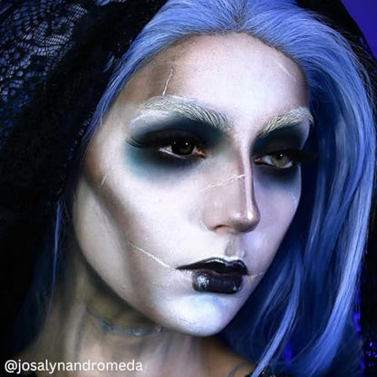 Mehron Makeup Color Cup Greasepaint - MOONLIGHT WHITE, Face & Body Paint | High-Pigment, Long-Wear Cream Face Paint Makeup for Theater, Halloween, Cosplay, & More. Cruelty Free & Made in the USA. - color: Moonlight White