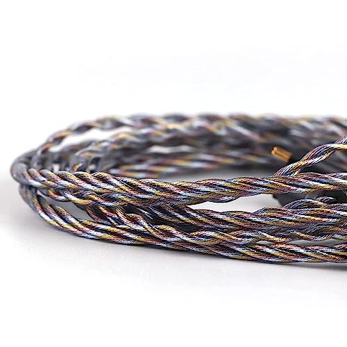Linsoul Tripowin Zoe 4-Core Hybrid Litz IEM Upgrade Replacement IEM Cable - size: Recessed 2pin, style: 3.5mm
