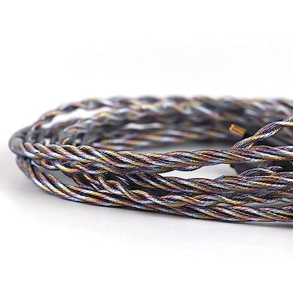 Linsoul Tripowin Zoe 4-Core Hybrid Litz IEM Upgrade Replacement IEM Cable - size: Recessed 2pin, style: 3.5mm