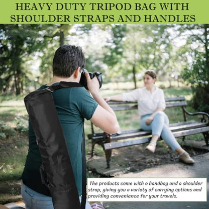 BLIRITEL 35.4 inch Tripod Carrying Case, Heavy Duty Padded Tripod Bag with Shoulder Strap for Light Stand,Monopods,Umbrellas,Softbox,Boom Stands and Photography Accessories (35.4 x 5.12 Inch) - size: 35.4 x 5.12 Inch