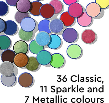 Snazaroo Classic Face and Body Paint, 18.8g Pot, Barely Beige | Non-Toxic Hypoallergenic, Safe, Washable, Face & Body Paint for Halloween, Cosplay Costumes, Dress Up, Parties and Festivals - color: Barely Beige, style: 18.8g (0.66-oz) Pot