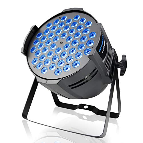 Betopper DJ Lights, 54 x 3W RGB LED Stage Par Lights, DMX/Sound(LPC007, 1P) | Auto/Sound/DMX512/Master,Lighting range 6~10M,optical angle 26°,Built-in cooling fan,for Church,Concert,Wedding,Party,Bar